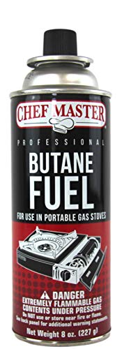 Pack of 4 Butane Fuel Cylinders