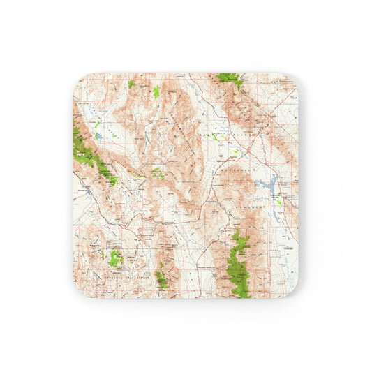 Death Valley Cork Back Coaster